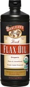 Barlean'ın Organik Flaxseed Oil Liquid, Cold Press Flax Tohumları, 7,640 mg ALA Omega 3 Fatty Asit Supplement for Joint and Heart Health & Health Digestion, 32 ozz