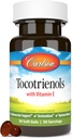 Carlson - Tocotrienols, 40 mg, με φυσική πηγή βιταμίνης Ε, Gamma, Alpha, Delta, Beta, Sustainablely Sourced, 30 Softgels
