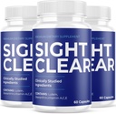 (3 Pack) Sight Clear Eye Supplement - Resmi Formula - Sight Clear 20/20 Vizyon Vitaminleri - Sight Clear Vision Support Supplement Advanced Strength, Sight Clear Eye Pills Wellness (180 Capsules)