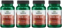 Swanson EFAs- Krill Oil - maksimum Kuvvet - 1 g, 30 Softgels (4 Pack)