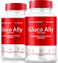 (2 Pack) Gluco Ally Capsules, Official GlucoAlly Pills, Comprehensive Blood Support Formula, All Natural Supplement to Maintain Healthy Levels, Premium Gluco-Ally Capsulas Review (120 Capsules)