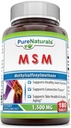 Pure Naturals MSM (Μεθυλοσουλφονυλομεθάνιο) Συμπλήρωμα 
