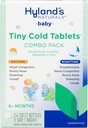 Hyland'ın Bebek Küçük Soğuk Tabletleri, Gün ve Gece Değer Paketi, Bebek ve Bebek Soğuk Tıp, Decongestant, Runny Nose ve Cough Relief, 250 Quick-Dis çözme Tabletleri,