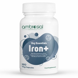 Ambrosial Iron+ 25mg Συσκευασία των 1-120 καψακίων