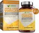 Bounty Apple Cider Vinegar Capsules – ACV with The Mother + GLP-1 Support – Detox, Bloating Relief & Appetite Suppressant – Non-GMO, Vegan, 60 Capsules