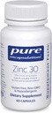 Pure Encapsulations Çinko 30 mg - Immune System Support, growth and Development, ve Yara şifa * - 30 mg - 60 Capsules