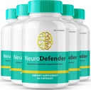 Nöro Defender Beyin Memory ve Focus Capsules NeuroDefender Advanced Formula Brain Health Support Pills, Ekstra Güçlü Nootropics Neuro Defender All Natural Reviews (5 Pack)