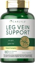 Carlyle Leg Vein Supplement | 180 Capsules | Sağlıklı Vein Fonksiyonlu | Non-GMO, Gluten Free
