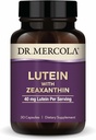 Δρ. Mercola Lutein με Zeaxanthin, 30 Υπηρεσίες (30 κάψουλες), 40 mg Lutein ανά υπηρεσία, συμπλήρωμα διατροφής, υποστηρίζει την υγεία και τη γνωστική λειτουργία όρασης, μη ΓΤΟ