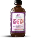 Vei Lynn's Organic Harvest Berry Syrup for Kids and Yetişkinler – Real Honey Elder Syrup for Immune Support - Tedavi Formula - 4 Fl. Oz (Pack of 1)