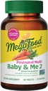 MegaFood Baby & Me 2 Μεταγεννητικές Βιταμίνες για γυναίκες Θηλασμός με Φολικό (Folate Acid Natural Form), Χολίνη, Ιώδιο, Βιταμίνη D, Moringa Leaf και Περισσότερα - 60 Tabs (30 Servings)