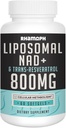 Liposomal NAD+ Trans-Resveratrol 300 mg ile 800 mg, Max Aborpsiyon, Actual NAD+ Sağlıklı Ağlama, Hücre Enerjisi, DNA Onarımı, Longevity - 60 Softgels
