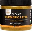 Organik Turmeric Latte Toz - USDA sertifikalı, Ceylon Cinnamon, Zealthy Life, 45 Hizmetler