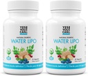 Yes You Can! Natural Water Lipo Pills - Diuretic Cleanse with Electrolytes & Vitamins - Helps with Water Retention - Gluten-Free, 21 Capsules Per Bottle (2 Pack)