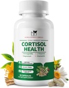 Cortisol Συμπληρώματα για γυναίκες / άνδρες - 10 σε 1 Cortisol Manager Reducer Lower Detox Ισορροπία με μαγνήσιο, Ashwagandha, L-Θεανίνη για άγχος, ύπνο, ηρεμία, υποστήριξη Mood - 60 κάψουλες για 30 ημέρες