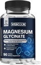 Magnezyum Glycinate 300 mg, Doğal Calmness, Sağlıklı Mood & Cardiovascular Destek, Yüksek Potency ve Ultra-Absorbable, Non Buffered, Non-GMO, 90 Tabletler,
