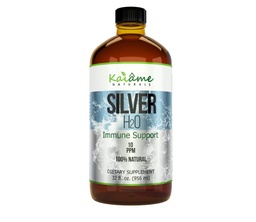 Kaiame Naturals Κολλοειδές ασήμι, ιωνικό ασημί λύση, 10 PPM, μεγάλο γυάλινο μπουκάλι 32 oz, φυσικό ανοσοποιητικό συμπλήρωμα υποστήριξης, ασφαλές για ενήλικες, παιδιά και κατοικίδια