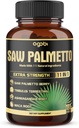 11in1 Saw Palmetto κάψουλες με Ashwagandha, Turmeric, Tribulus, Maca, Πράσινο Τσάι, Τζίντζερ, Ιερός Βασίλειος & More - Υγιής Prostate & Υποστήριξη μαλλιών - 180 Κόμης 6-Month Προμήθεια