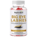 Big Eye Lashes Hair Growth - Eyelash Growth Gummies for Fuller, Thicker, Longer Lashes