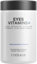 Codeage Eyes Vitamins - AREDS 2 Based Formula Supplement - 2-Month Supply - Βιταμίνες A, C, E, Ψευδάργυρος, Λουτεΐνη, Ασταξανθίνη, Ζεαξανθίνη, Eyebright, Marigold, Bilberry, Saffron, Omega-3-120 Κάψουλες