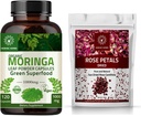 Moringa Capsules 120 Capsules ve Rose Petal 200g