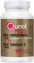 Qunol Plus Ubiquinol Coq10 Omega 3 250 mg Ekstra Güç Antioksi (Bovine Version) ile 200 mg