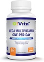 Mega Multivitamin Μία-ανά-ημέρα, Υποστηρίζει ανοσοποιητικό σύστημα, βασική υγεία, πλήρες φάσμα βιταμινών και ορυκτών, και πολύ περισσότερα ...30-ημέρα προσφοράς (30 δισκία μη ΓΤΟ)