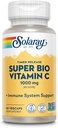 SOLARAY Super Bio Buffered Vitamin C 1000 mg, Two-Stage, Timed Release C with Bioflavonoids, Immune Support Supplement - High Abors, Vegan, 60 Gün Garanti, 30 Hizmet, 60 VegCaps