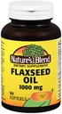 Nature's Blend Flaxseed Oil 1000mg Gelcaps 90 Ctt