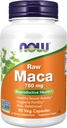 Şimdi Gıdalar Tamamlıyor, Maca (Lepidium meyenii) 750 mg Raw, Reproductive Health*, 90 Veg Capsules
