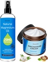 Ağrı ve Uyku için Topical Magnezyum Cream,Nighttime Magnezyum Lotion for Leg Cramps,Muscle Relaxation,Calm, Deep Hydration for Body & Skin Care - Natural and Safe for Kids.