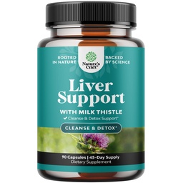 Natures Craft Liver Cleanse Detox & Repair - Βότανο Γάλα Υποστήριξης Συσκευή - Silymarin Γάλα Γαϊδουράγκαθο Συμπληρώματα με Dandelion Root, Choline, Beetroot & Artichoke Extract - 90 Count