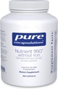 Pure Encapsulations Nutrient 950 Without Iron | Supplement to Support Cardiovascular, Immune, and Cellular Health, Bones, Hormon Metabolism, and Carbohidrat Utilization* | 360 Capsules