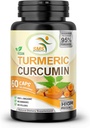 Saf Turmeric Curcumin 1000 mg Black Pepper Extract% 95 CURCUMINOIDS, Non GMO, Artan Abors, Gluten Free, 500 mg 60 Veggie Capsules