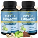 Cadane 2 συσκευασίες Citrus Bergamot Extract Κάψουλες με Βερβερίνη, Ελιά, Guggul, Σκόρδο, Pine Bark, Black Pepper 