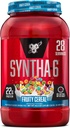 BSN SYNTHA-6 Premium Protein Tozu 6g of Fiber, Whey proteini, Micellar Casein, Milk Protein Isolate, 5g Fat, Fruity Cereal, 28 Hizmet (Pazar Mayıs Vary)