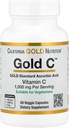 Gold Nutrition της Καλιφόρνιας Gold CTM, USP Grade Vitamin C, 1.000 mg, 60 κάψουλες Veggie