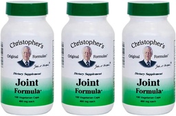 Christopher's Original Formulas Joint Formula – 100 Χορτοφαγικές κάψουλες – Συνεργατικό βοτανικό μείγμα για κοινή υποστήριξη – Made in The USA - Pack of 3