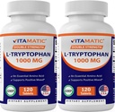 Vitamatic L- Tryptophan 1000mg 120 δισκία (120 δισκία (συσκευασία 1)) (2 φιάλες)