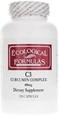 Ekolojik Formulaler C3 Curcumin Kompleksi 400 Mg,120 Kont