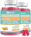 Ashwagandha Gummies with Vitamin D for Women & Men, Ashwagandha Gummy with Maca Root Toz | Organik Ashwa Gummies for Boost Energy
