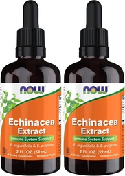 NOW Συμπληρώματα, Echinacea εκχύλισμα υγρού με σταγονόμετρο, ανοσοποιητικό σύστημα υποστήριξη *, 2-Ounce (πακέτο του 2)