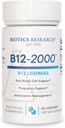 Biotics Research B12-2000TM Vitamin B12 2000 mcg, B6, Folate-B12 Sublingual Lozenges, Metilation Support Supplement, High Potency, Highly Absorbable, Natural, Berry Flavor, Dissolves kolayca–60 Count