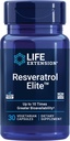 Life Extension Resveratrol Elite, Trans-resveratrol, Sağlıklı Ağlama, Cardiovascular Sağlık, Beyin Sağlığı, oksidatif Stres, Gluten-Free, Non-GMO, Vegetarian, 30 Capsules