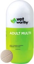 Vet Valuey Adult Multi Vitamins - Köpeklerin Mükemmel Sağlık ve Genel Sağlık Desteklenmesi için Çokvitamin - Demir, Magnezyum, çinko, A, B Vitaminleri - Liver Flavor, 60 Tabletler - Liver Flavor, 60 Tabletler