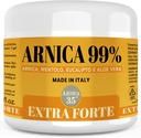 Αρνίτσα 35 - Arnica Gel για Μώλωπες Extra Strong 98% 16,9 Fl Oz, Μασάζ μυών και αρθρώσεων, Φυσικό και Δερματολογικά Ελεγμένο Formula - Made in Italy