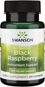Swanson Black Raspberry - συμπλήρωμα βοτάνων Προώθηση Συνολική υποστήριξη ευεξίας - Φυσική πηγή των φλαβονοειδών & βιταμίνη C - (60 κάψουλες, 425mg έκαστο)