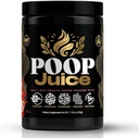 Poop Juice 5-in-1 Prebiyotik, Probiyotik, Postbiyotik, Digestive Enzymes & Glutamine Supplement Toz - Bloat Relief, Gut & Immune Support - Sugar & Lactose-Free - 30 Servisler (Strawberry Lemonade)