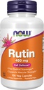 NOW Foods Supplements, Rutin (Sophora japonica) 450 mg, Free Radical Scavenger*, Cell Defense*, 100 Veg Capsules