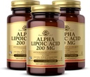 Solgar Alpha Lipoic Acid 200 mg, 50 Vegetable Capsules (Pack of 3) - Antioxidant Support - Helps to Recycle Glutathione, Vitamin C & E, CoQ-10 - Non-GMO, Vegan, Gluten Free, Dairy Free, Kosher - 150 Total Servings